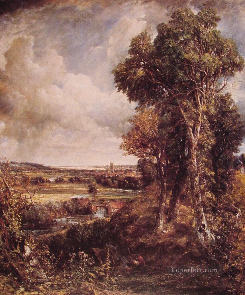 Dedham Vale Romantic landscape John Constable Oil Paintings